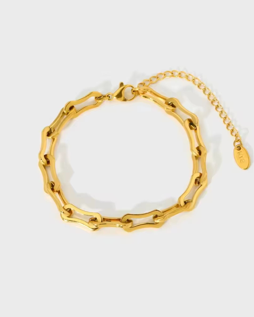 Curv-y Aurora Chain (Gold)