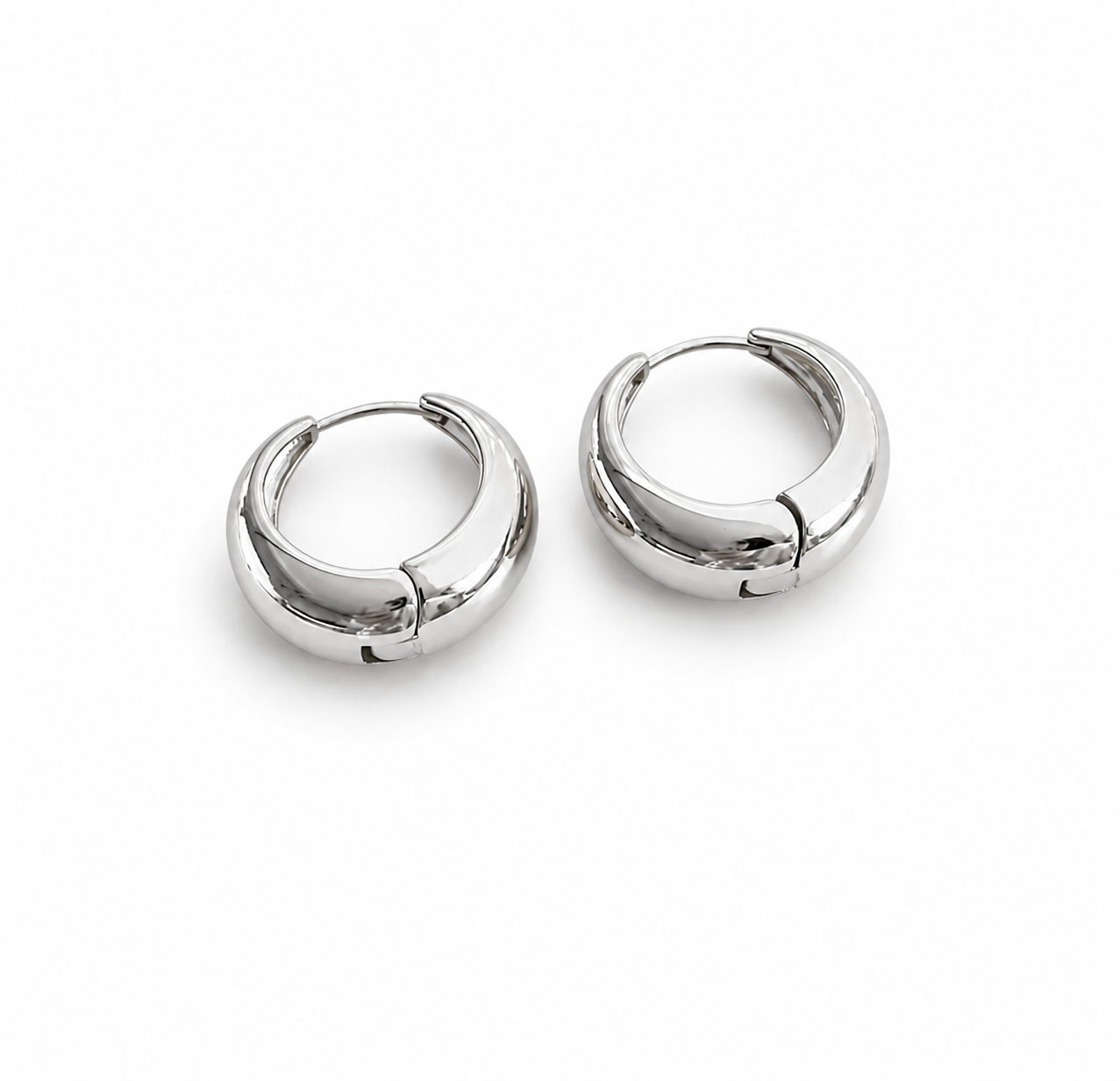 Dainty Huggie Hoops (Silver)