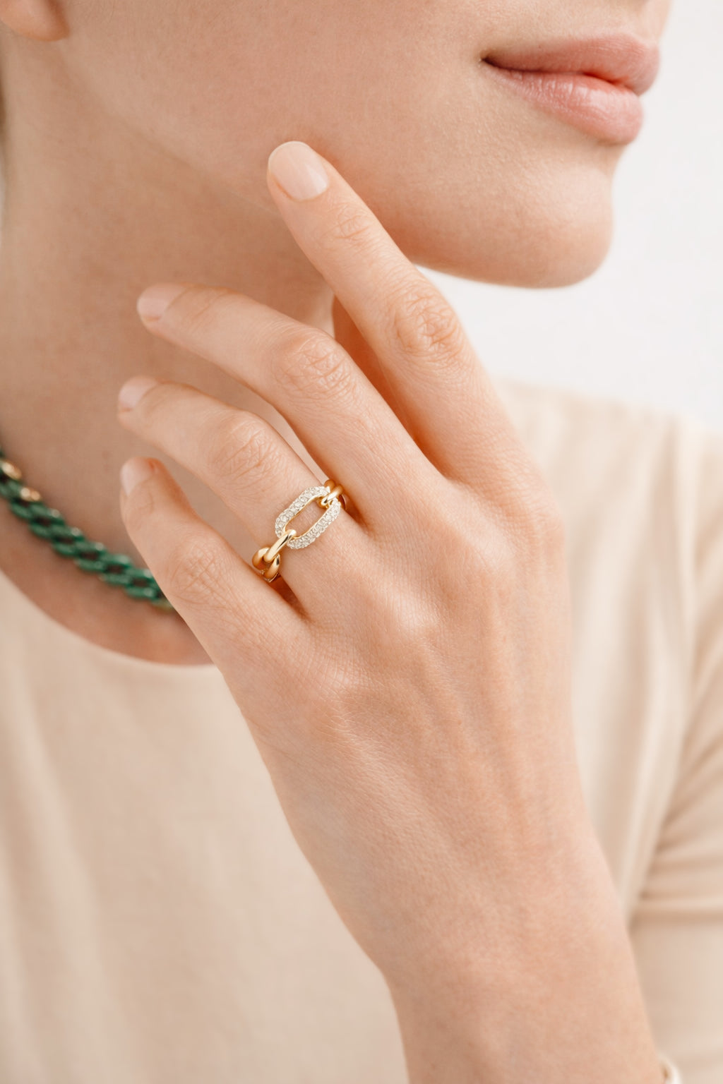 Celeste Chain Ring