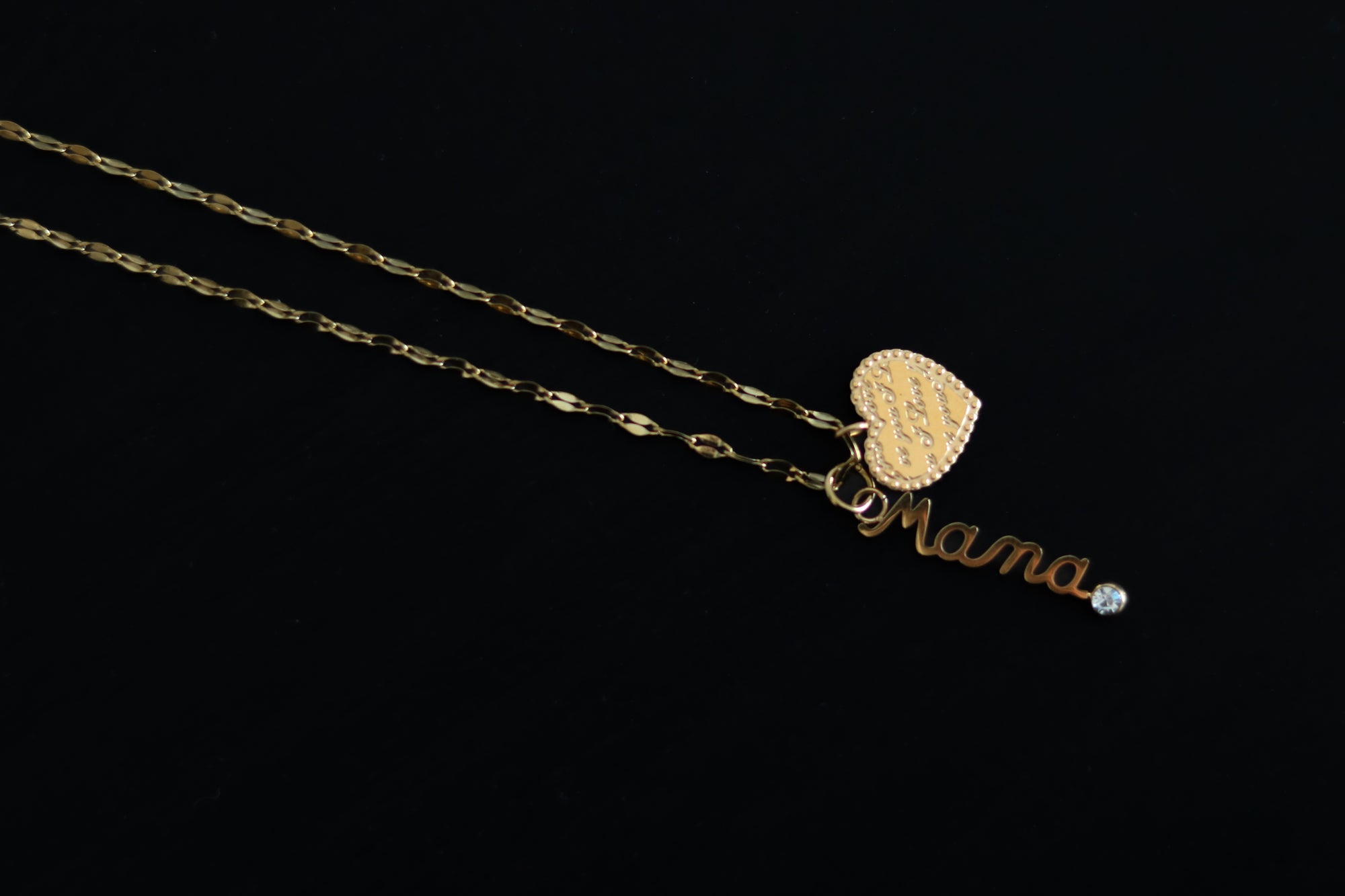 “i love you”, mama Necklace