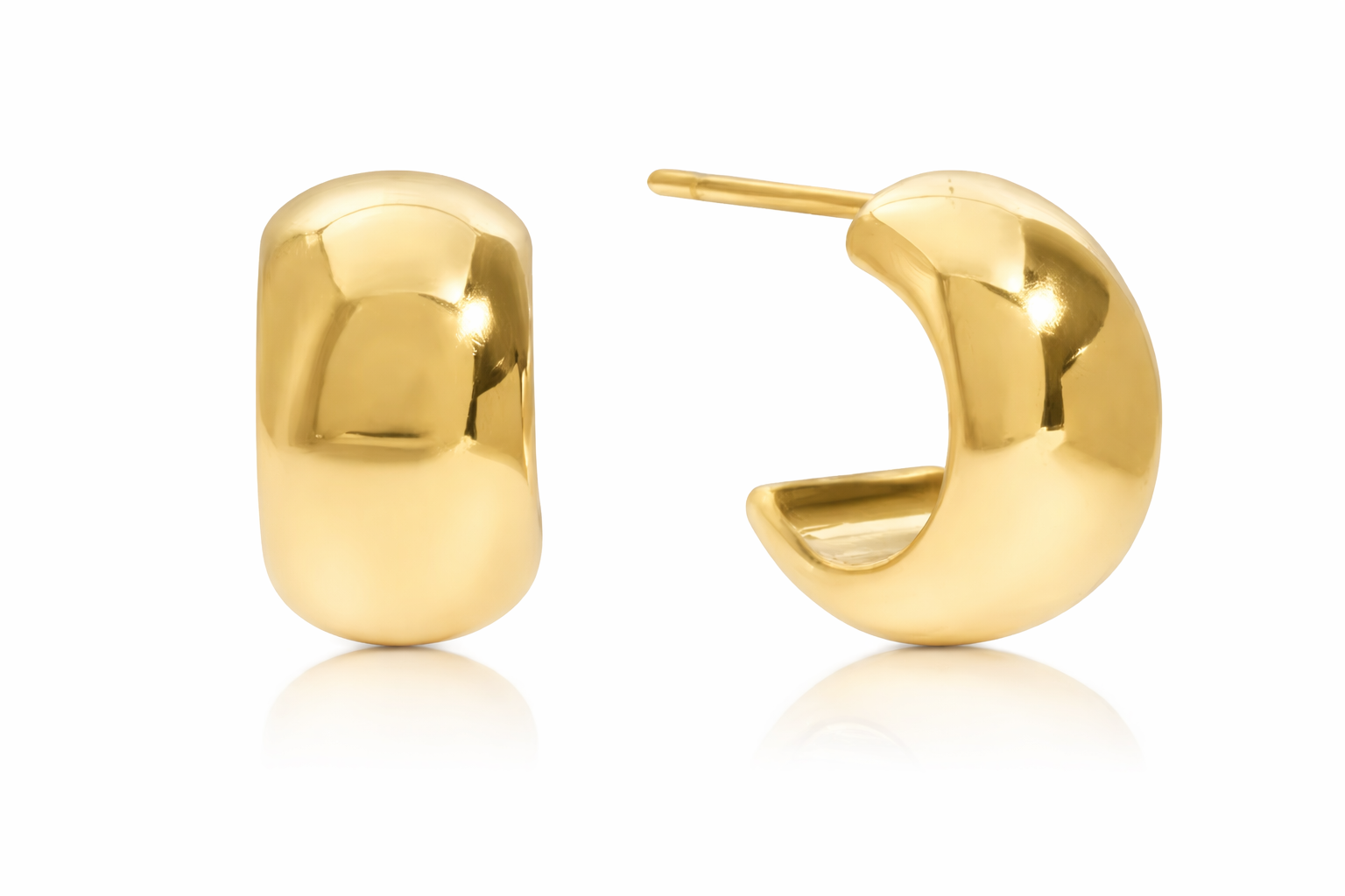 Amalfi Huggie earrings (Gold)