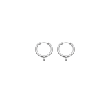 Charm Earrings Base (Silver)