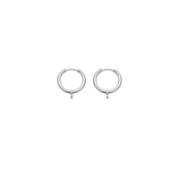 Charm Earrings Base (Silver)