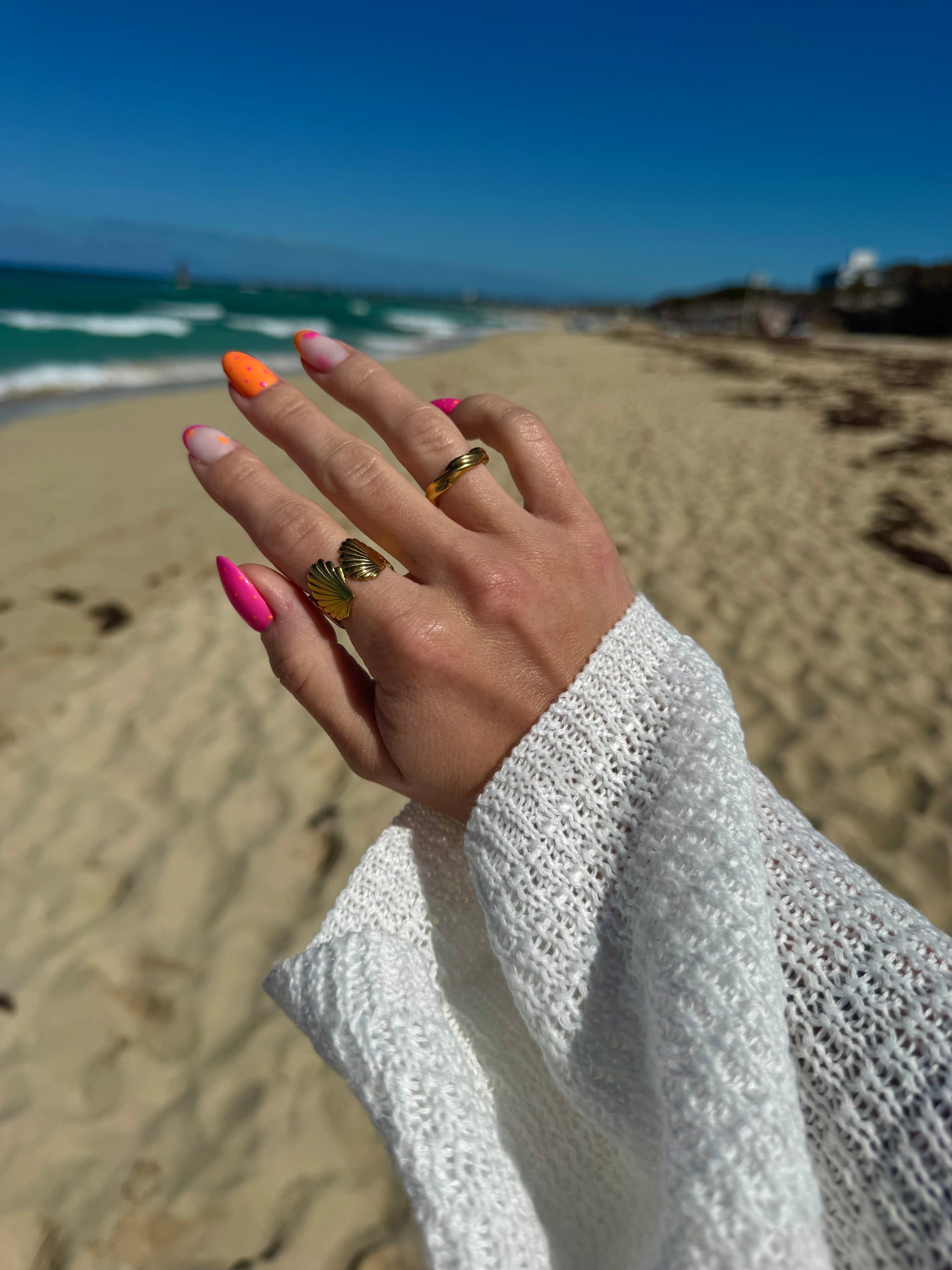 Sculpted Twisted Ring