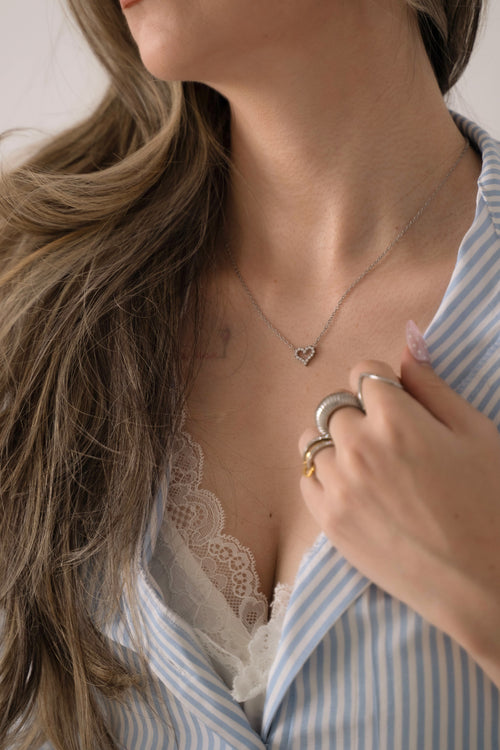 Amora Silver Necklace