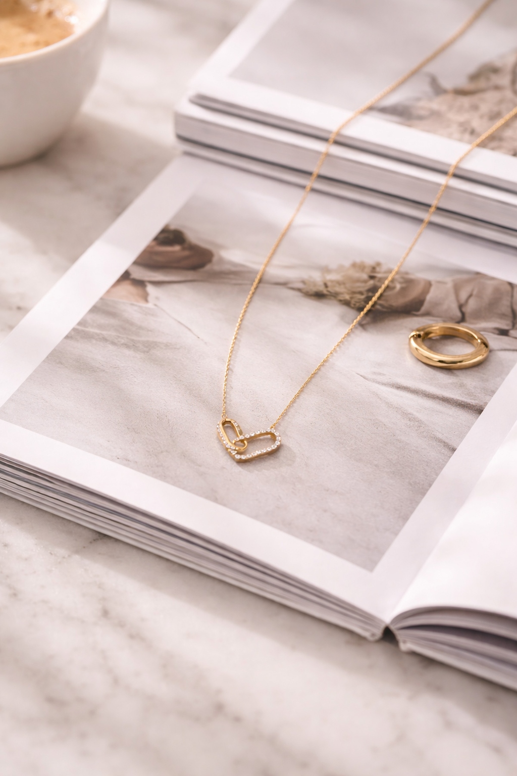 Celeste Pavé Necklace