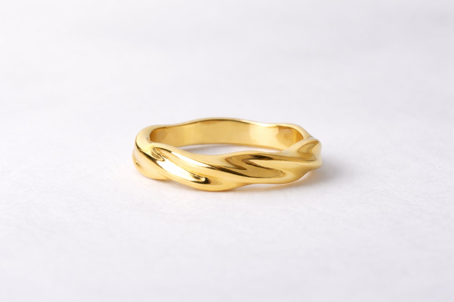 Sculpted Twisted Ring