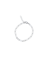 Paperclip Bracelet Chain (Silver)