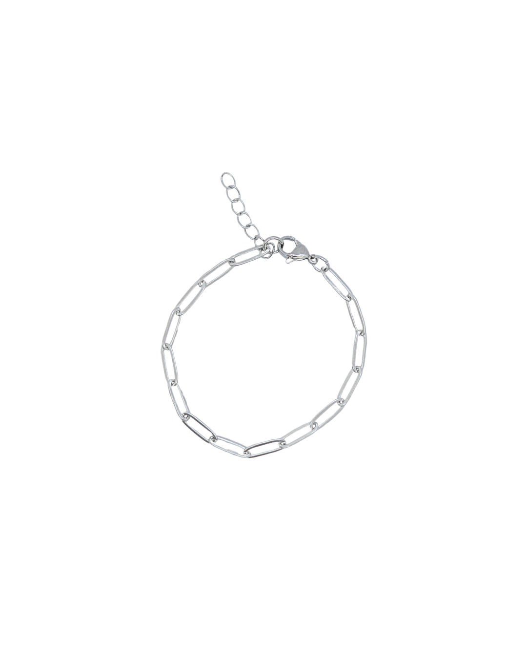 Paperclip Bracelet Chain (Silver)