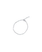 Slim Paperclip Bracelet (Silver)
